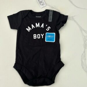 Mamas boy onesie new with tags